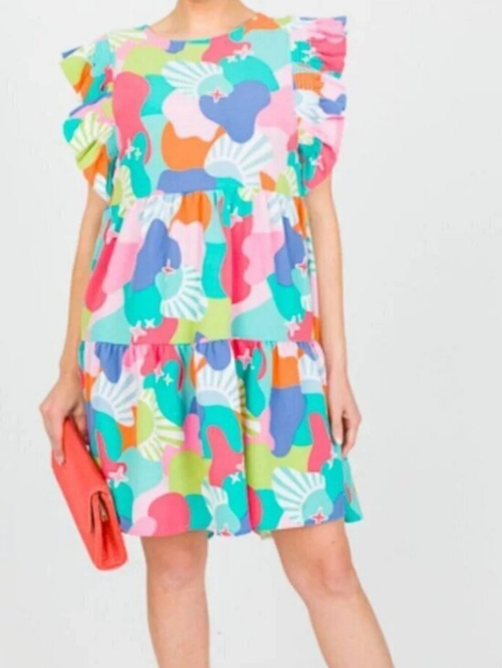 Michelle McDowell Everly Tiered Ruffle Dress